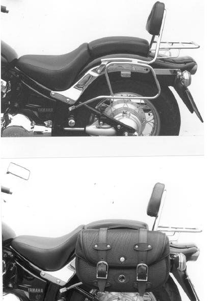 Hepco&Becker Taschenträger Standard chrom für Yamaha XVS650