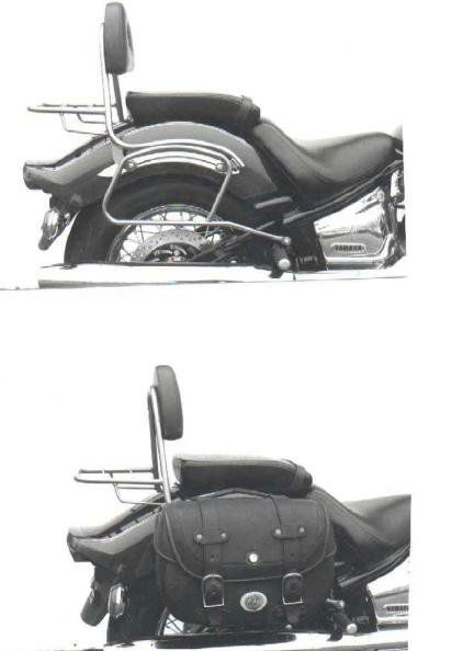 Hepco&Becker Taschenträger Standard chrom für Yamaha XVS1100