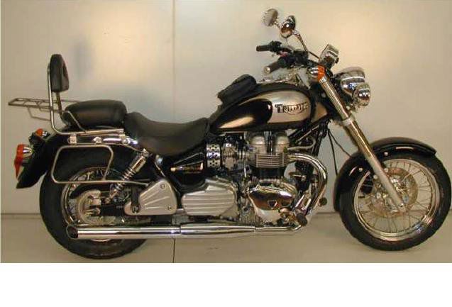 Hepco&Becker Taschenträger Standard Chrom für Triumph Bonneville America ab 2001 ab 2010/ Speedmaster ab 2003 ab 2005