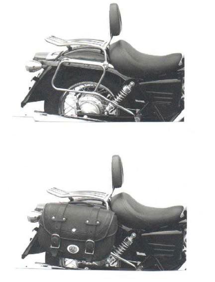 Hepco&Becker Taschenträger Standard chrom für Honda VT125