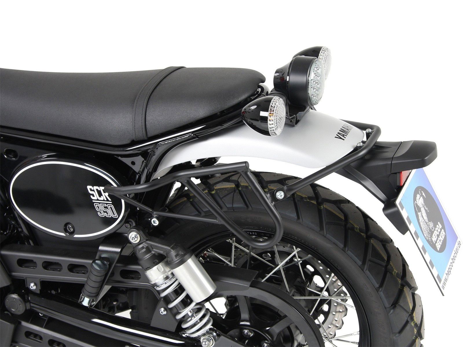 Hepco&Becker Taschenträger Cutout schwarz für Yamaha SCR950 ab 2017