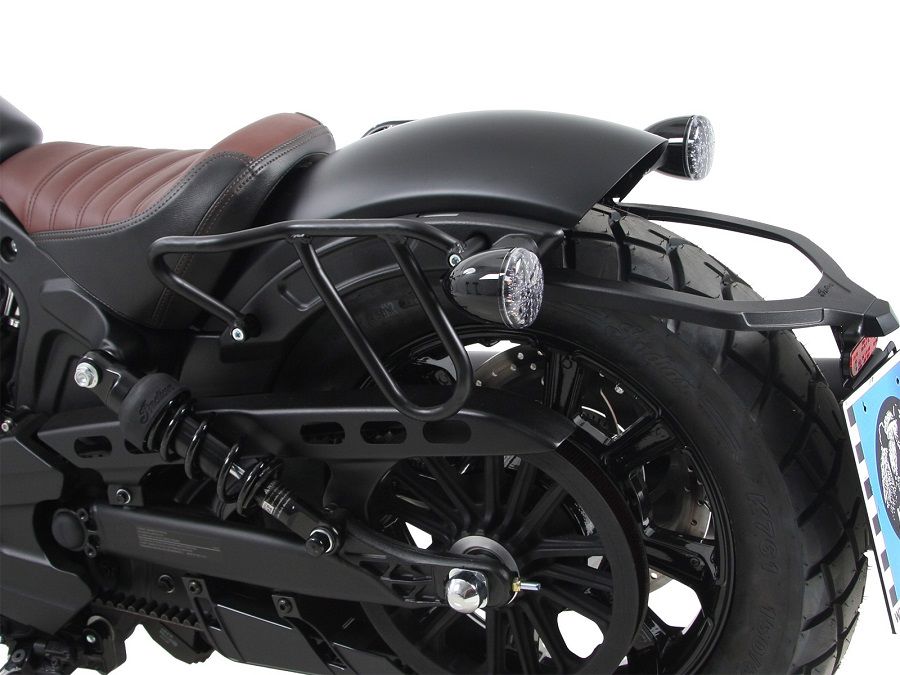 Hepco&Becker Taschenträger Cutout schwarz für Indian Scout Bobber ab 2017