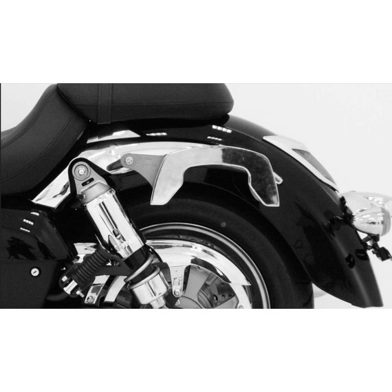 Hepco & Becker C-Bow Custom Kofferträgersatz chrom für Kawasaki VN1700 CLASSIC ab 2009