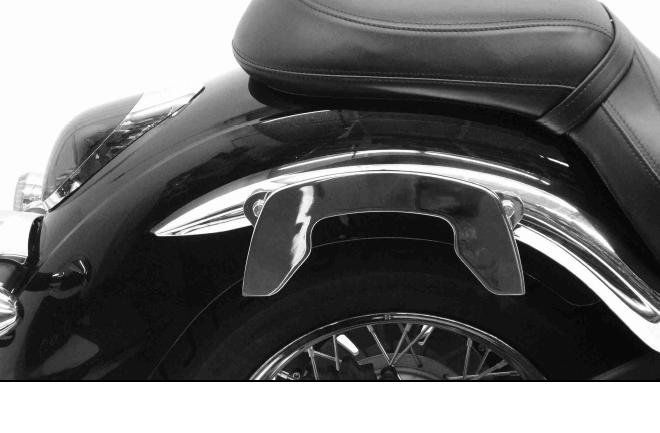 Hepco & Becker C-Bow Custom Kofferträgersatz chrom für Kawasaki VN900 CLASSIC / CUSTOM ab 2006