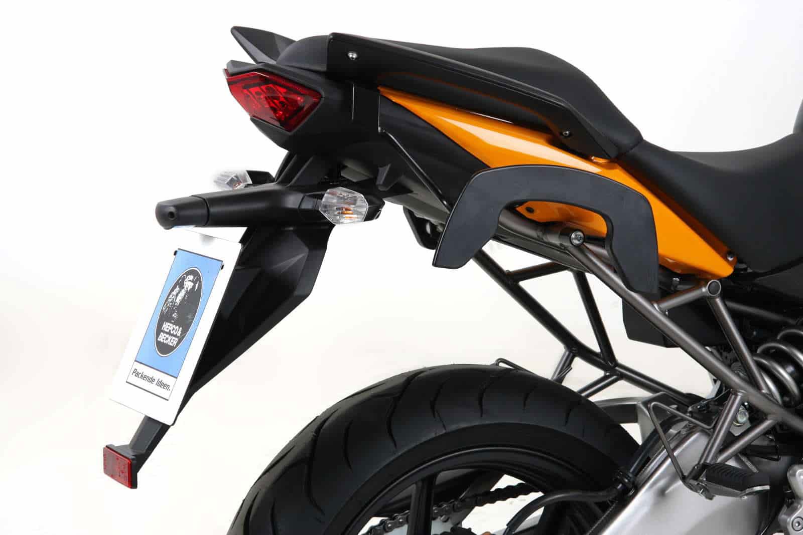 Hepco & Becker C-Bow Kofferträgersatz schwarz für Kawasaki VERSYS 650 von 2010 bis 2014