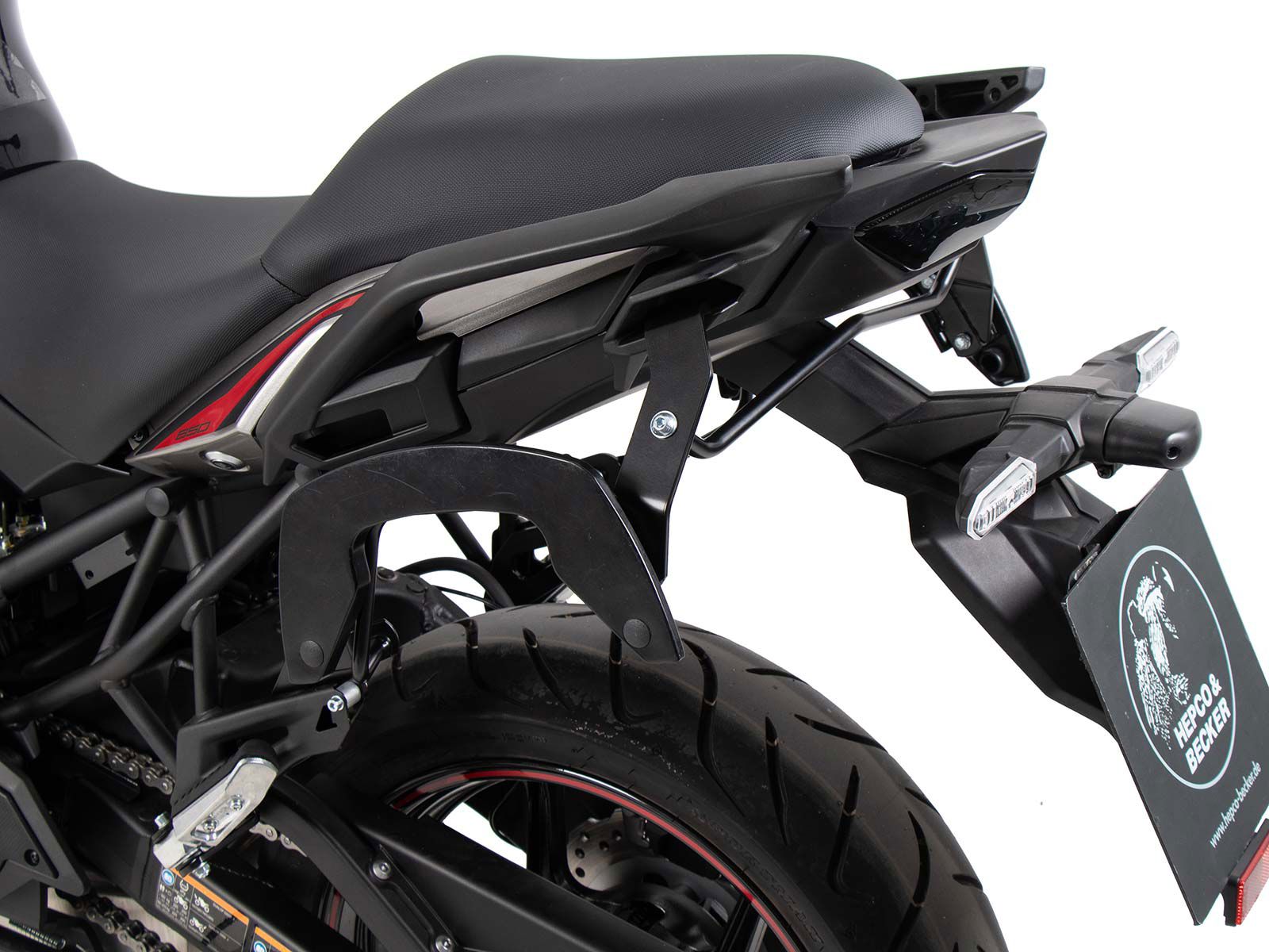 Hepco & Becker C-Bow Kofferträgersatz schwarz für Kawasaki Versys 650 von 2015 bis 2021