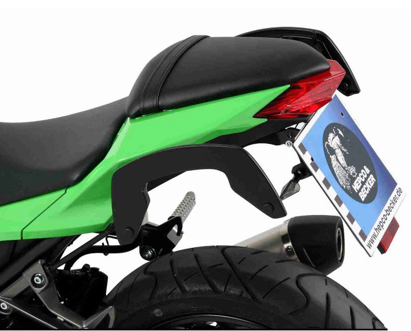 Hepco & Becker C-Bow Kofferträgersatz schwarz für Kawasaki NINJA 300 von 2013 bis 2017