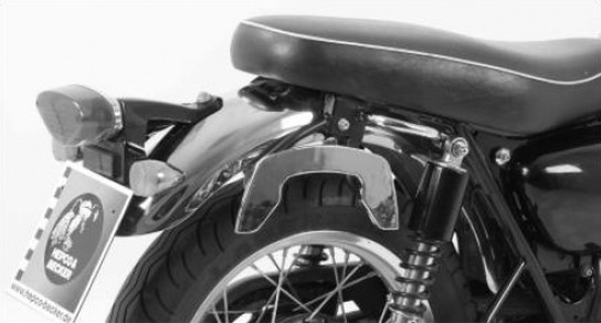 Hepco & Becker C-Bow Custom Kofferträgersatz chrom für Kawasaki W650 / W800 ab 20