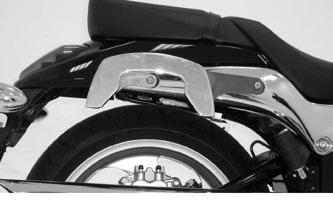 Hepco & Becker C-Bow Custom Kofferträgersatz chrom für Suzuki M1500R Intruder ab 2009