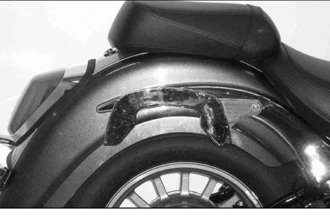 Hepco & Becker C-Bow Custom-Kofferträgersatz chrom für Suzuki C800/ VL800LC Intruder