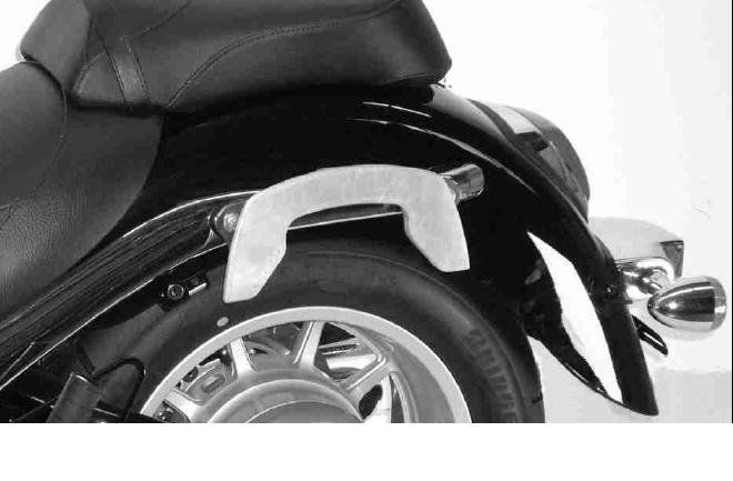 Hepco & Becker C-Bow Custom-Kofferträgersatz chrom für Suzuki C1800 Intruder