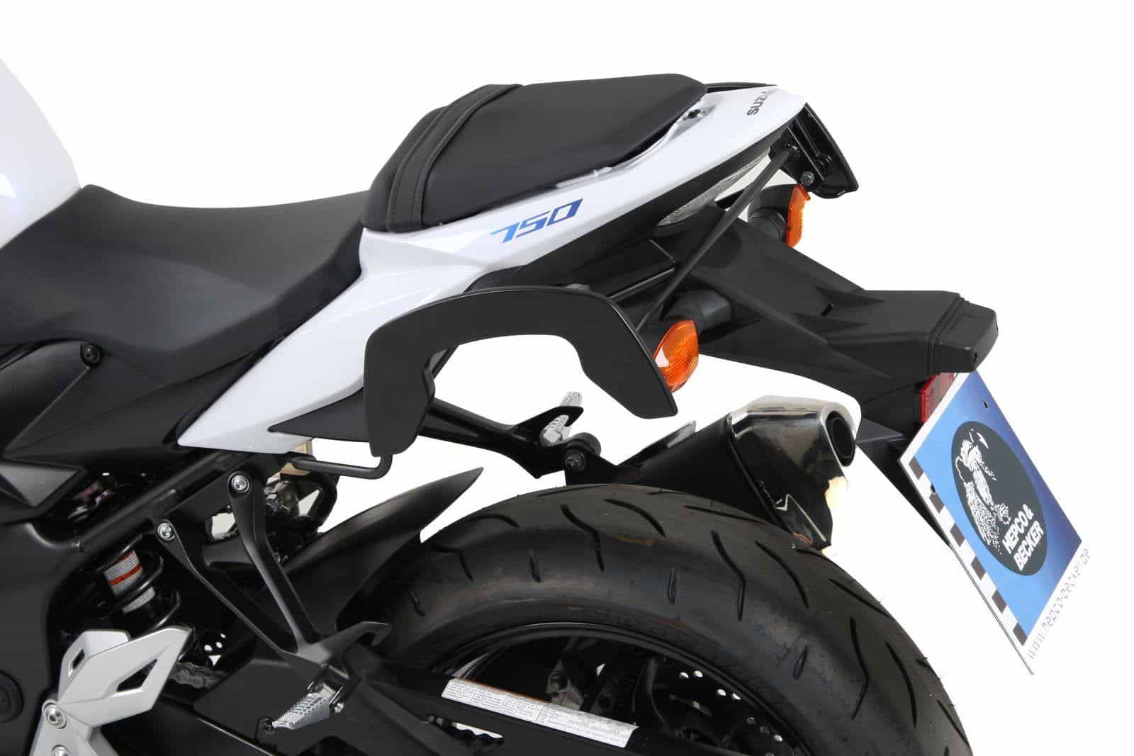Hepco & Becker C-Bow Gepäckträgersatz schwarz für Suzuki GSR750 von 2011 bis 2016