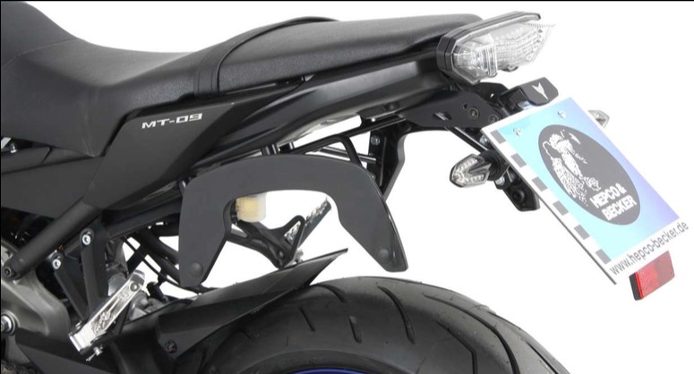 Hepco & Becker C-Bow Kofferträgersatz anthrazit für Yamaha MT-09 von 2013 bis 2016