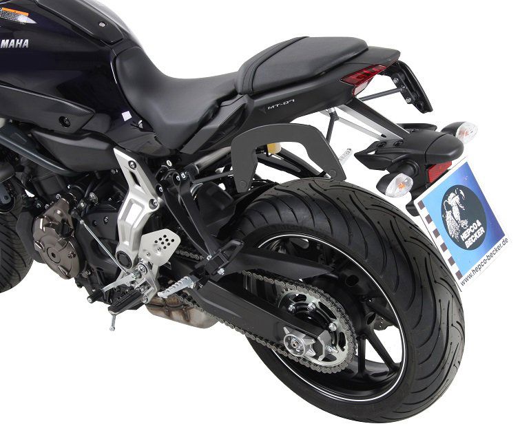 Hepco & Becker C-Bow Gepäckträgersatz schwarz für Yamaha MT-07 von 2014 bis 2017