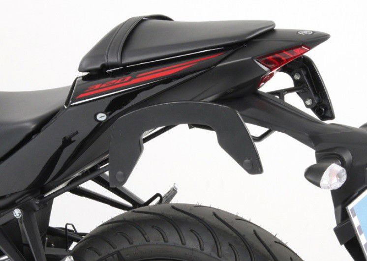 Hepco & Becker C-Bow Kofferträgersatz schwarz für Yamaha YZF-R3 von 2015 bis 2018