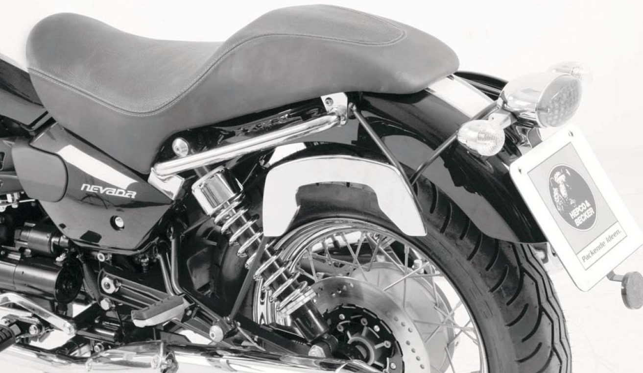 Hepco & Becker C-Bow Custom Kofferträgersatz chrom für Moto Guzzi NEVADA 750 Anniversario ab 2010