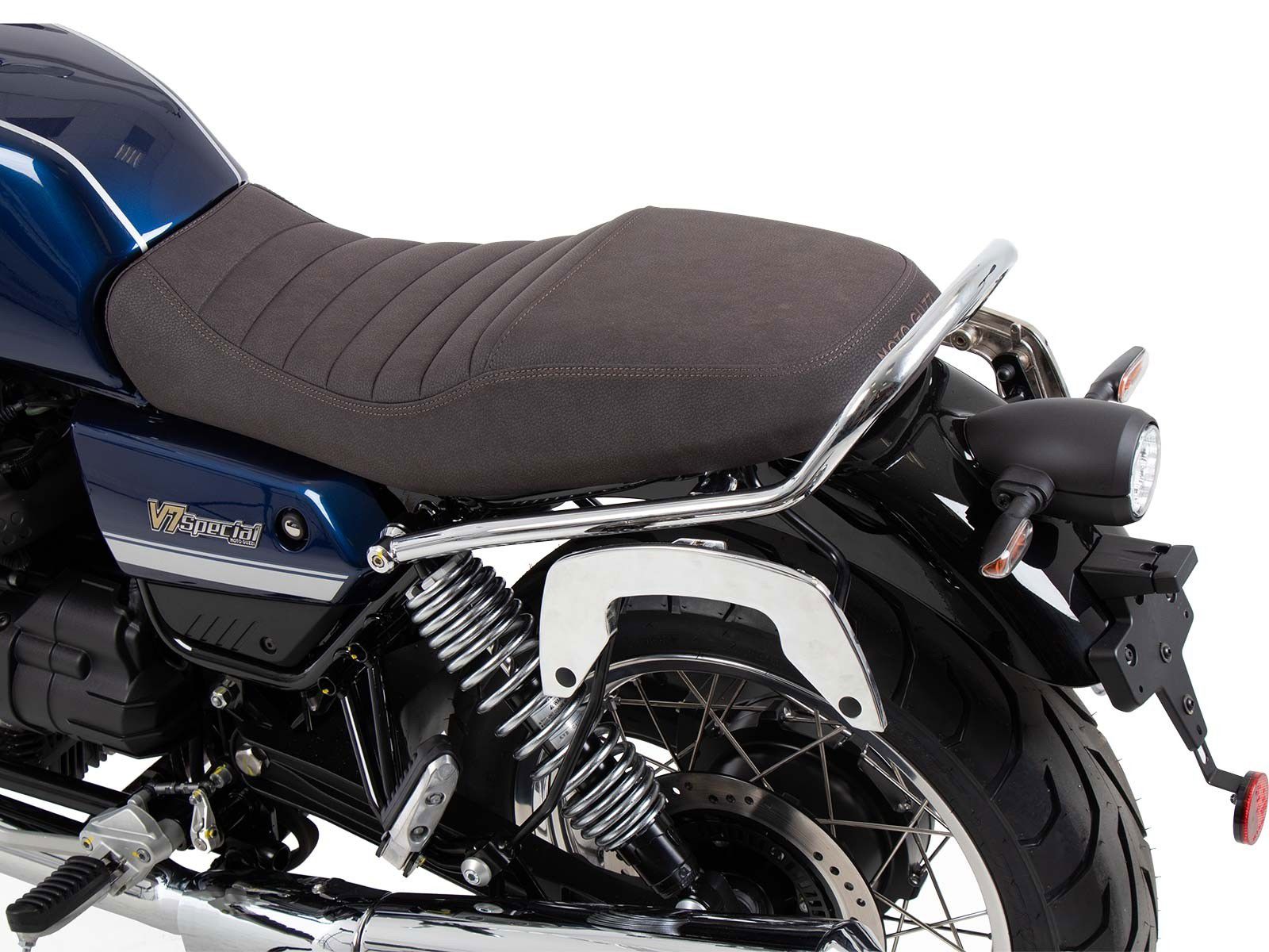Hepco & Becker C-Bow Kofferträgersatz chrom für Moto Guzzi V7 Stone / Special ab 2021