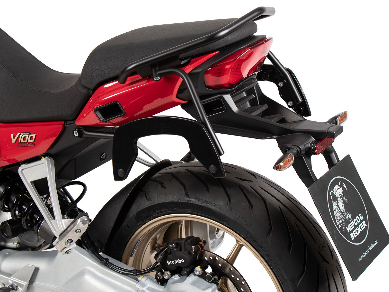 Hepco & Becker C-Bow Gepäckträgersatz schwarz für Moto Guzzi V100 Mandello / S ab 2022
