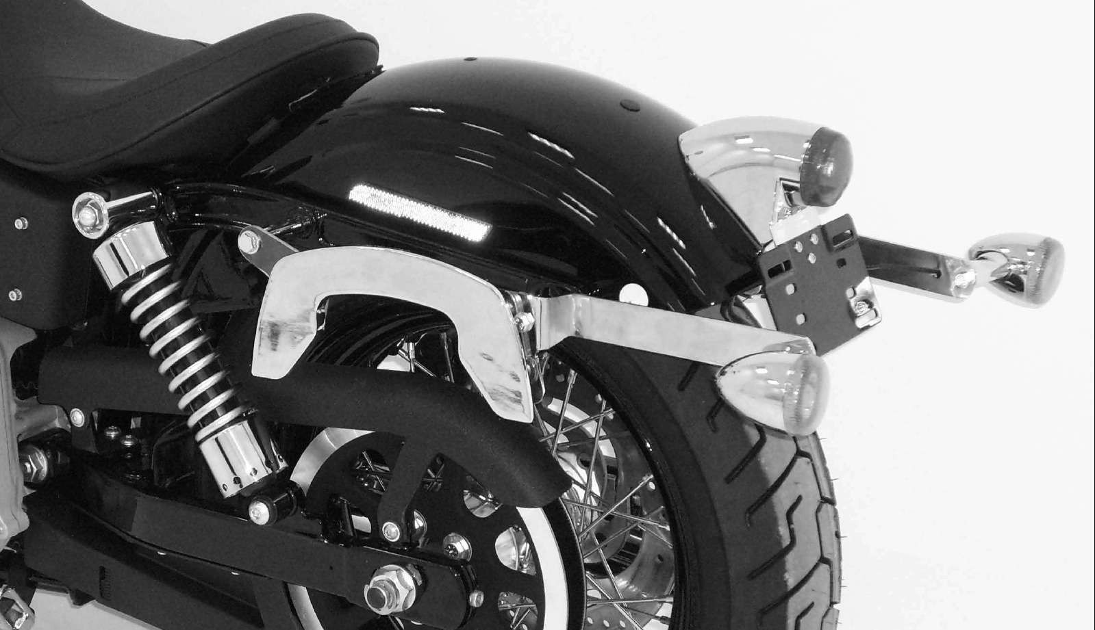 Hepco & Becker C-Bow Gepäckträgersatz chrom für Harley Davidson Street Bob