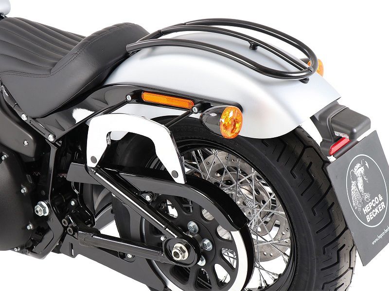 Hepco & Becker C-Bow Gepäckträgersatz chrom für Harley Davidson Softail Street Bob ab 2018