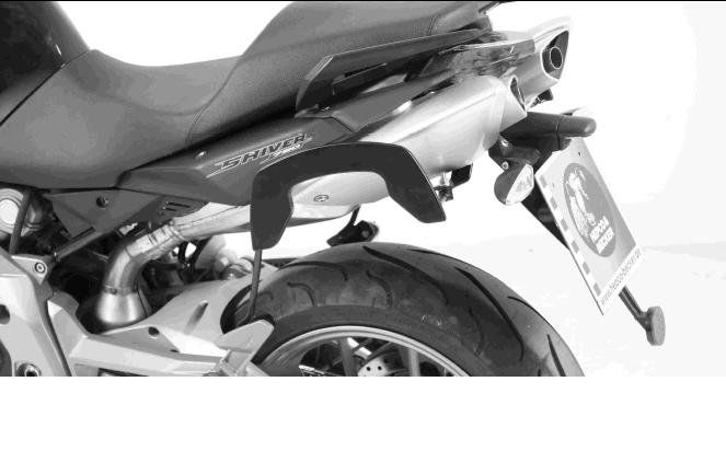 Hepco & Becker C-Bow Kofferträgersatz schwarz für Aprilia SL750 Shiver von 2007 bis 2009 / GT von 2009 bis 2016
