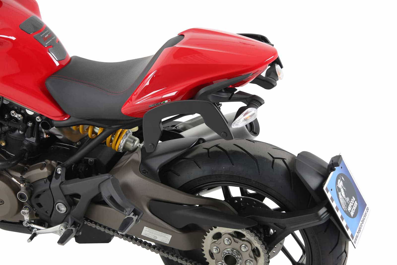 Hepco & Becker C-Bow Kofferträgersatz schwarz für Ducati Monster 1200 / S von 2013 bis 2016