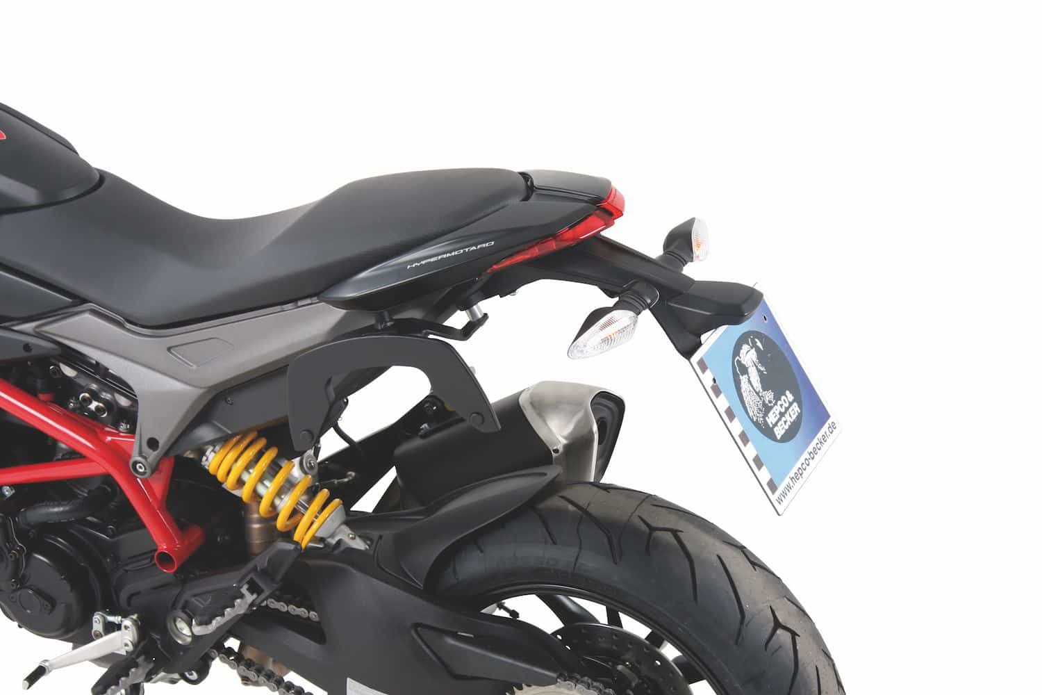 Hepco & Becker C-Bow Kofferträgersatz schwarz für Ducati Hypermotard 821/ SP von 2013 bis 2015