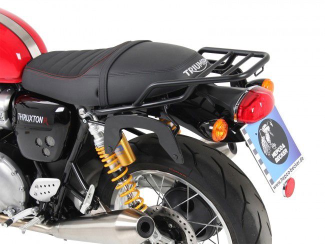 Hepco & Becker C-Bow Kofferträgersatz chrom für Triumph Thruxton/R1200 ab 2016