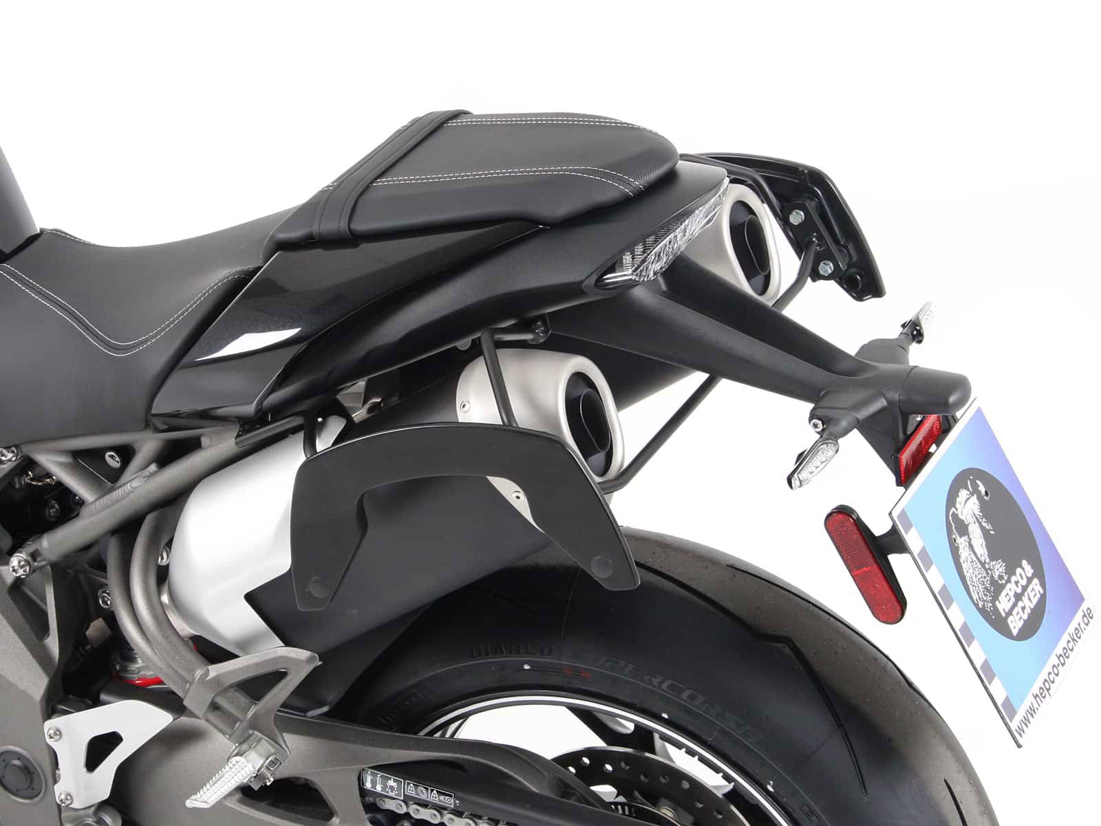 Hepco & Becker C-Bow Gepäckträgersatz schwarz für Triumph Speed Triple 1050 von 2016 bis 2020