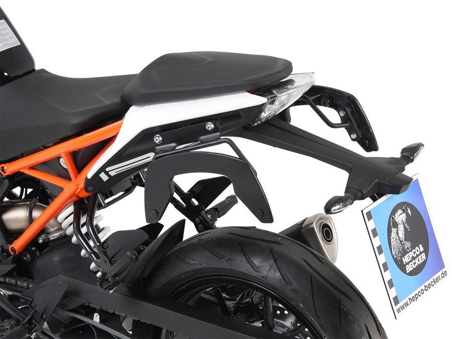 Hepco & Becker C-Bow Gepäckträgersatz schwarz für KTM Duke 125 von 2017 bis 2020