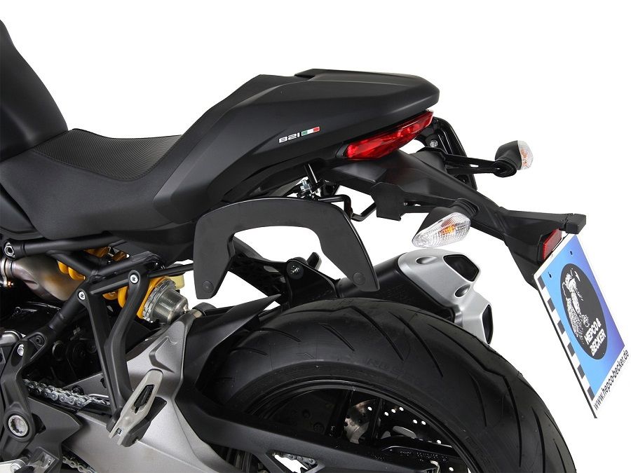Hepco & Becker C-Bow Kofferträgersatz schwarz für Ducati Monster 821 von 2018 bis 2020