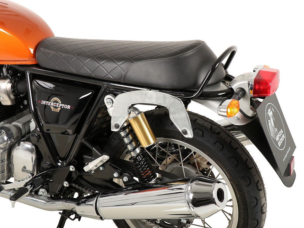 Hepco & Becker C-Bow Gepäckträgersatz chrom für Royal Enfield Interceptor Modelle von 2018 bis 2021