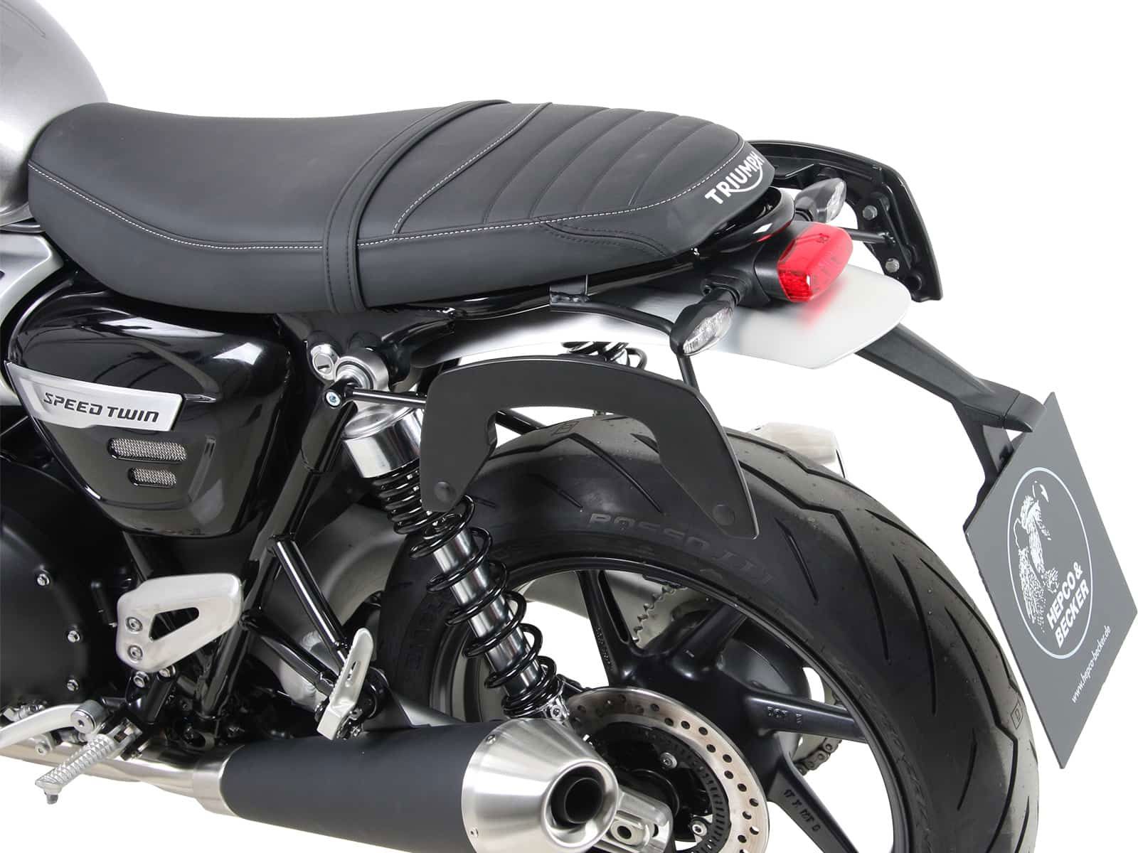 Hepco & Becker C-Bow Gepäckträgersatz schwarz für Triumph Speed Twin von 2019 bis 2020
