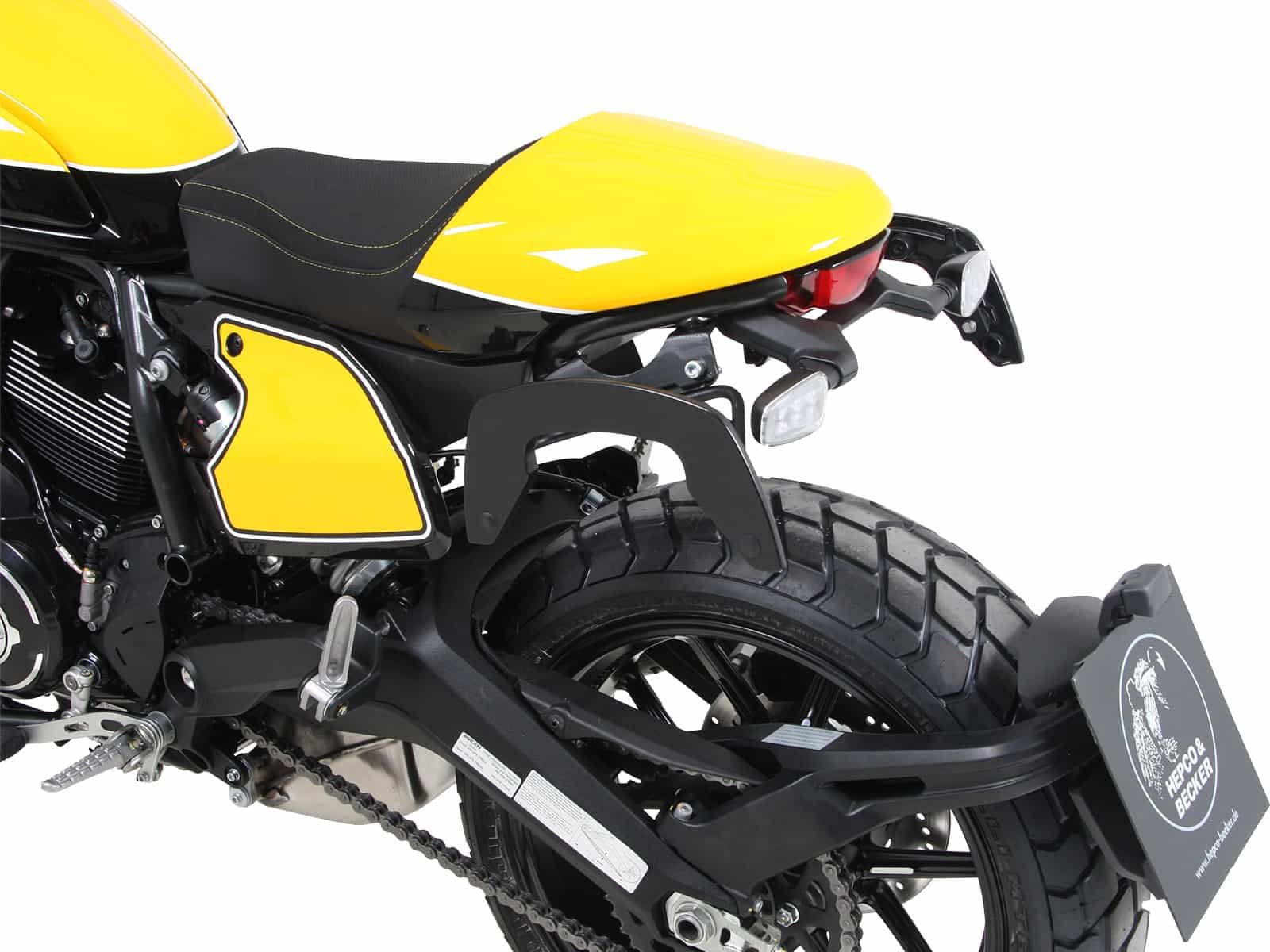 Hepco & Becker C-Bow Kofferträgersatz schwarz für Ducati Scrambler 800 von 2019 bis 2022