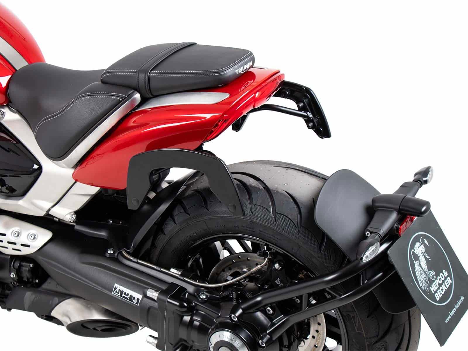 Hepco & Becker C-Bow Gepäckträgersatz schwarz für Triumph Rocket 3 R / GT ab 2020
