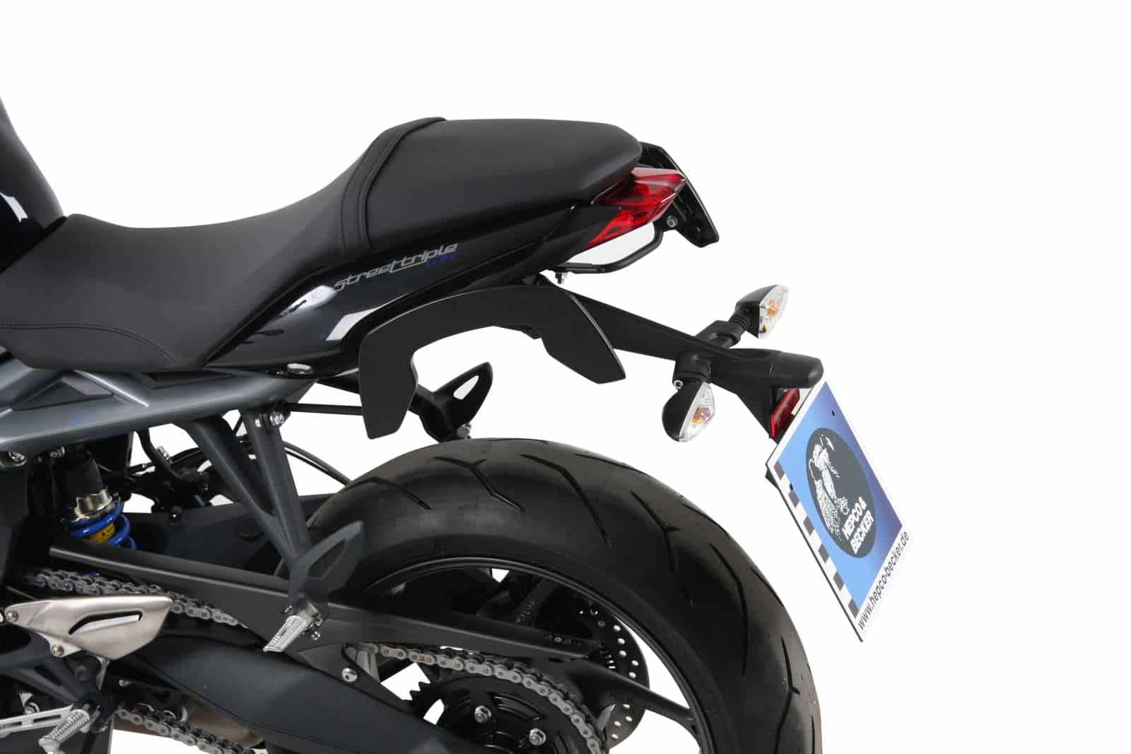 Hepco & Becker C-Bow Kofferträgersatz schwarz für Triumph STREET TRIPLE 675/R von 2007 bis 2012