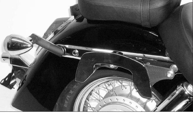 Hepco & Becker C-Bow Custom Kofferträgersatz chrom für Honda VT750 von 2004 bis 2007