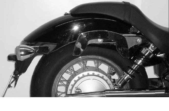 Hepco & Becker C-Bow Custom Kofferträgersatz chrom für Honda VT750DC Shadow Spirit ab 2007