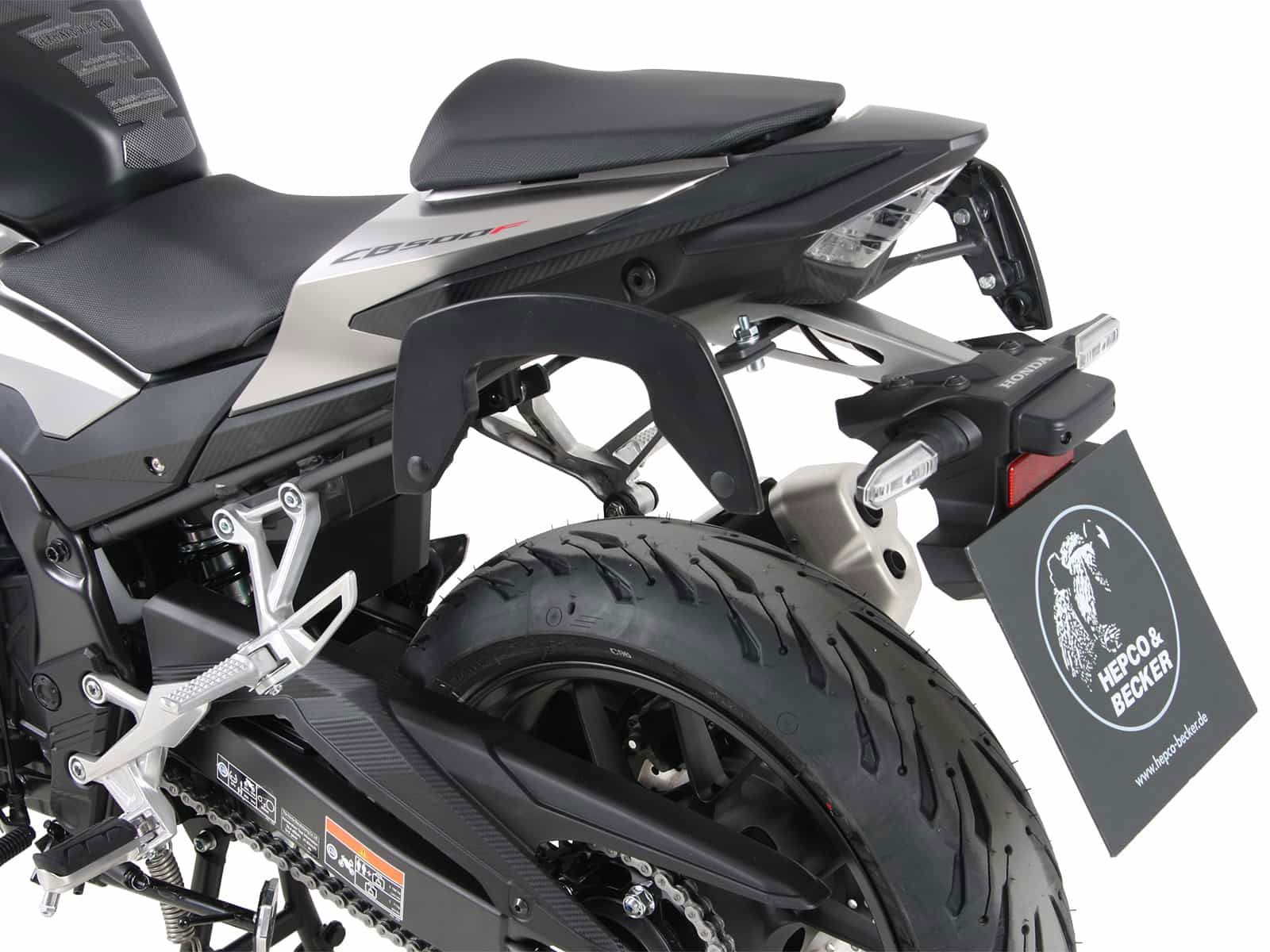 Hepco & Becker C-Bow Kofferträgersatz anthrazit für Honda CB500F von 2019 bis 2023