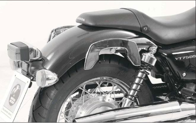 Hepco & Becker C-Bow Custom Kofferträgersatz chrom für Honda VT750S/RS ab 2010