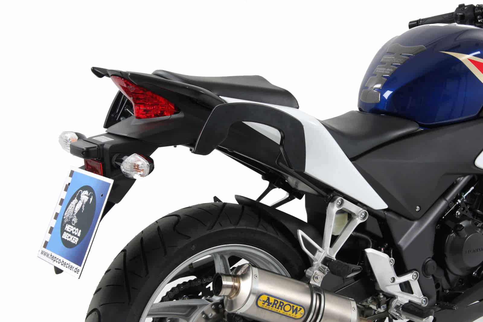 Hepco & Becker C-Bow Kofferträgersatz schwarz für Honda CBR250R von 2011 bis 2016