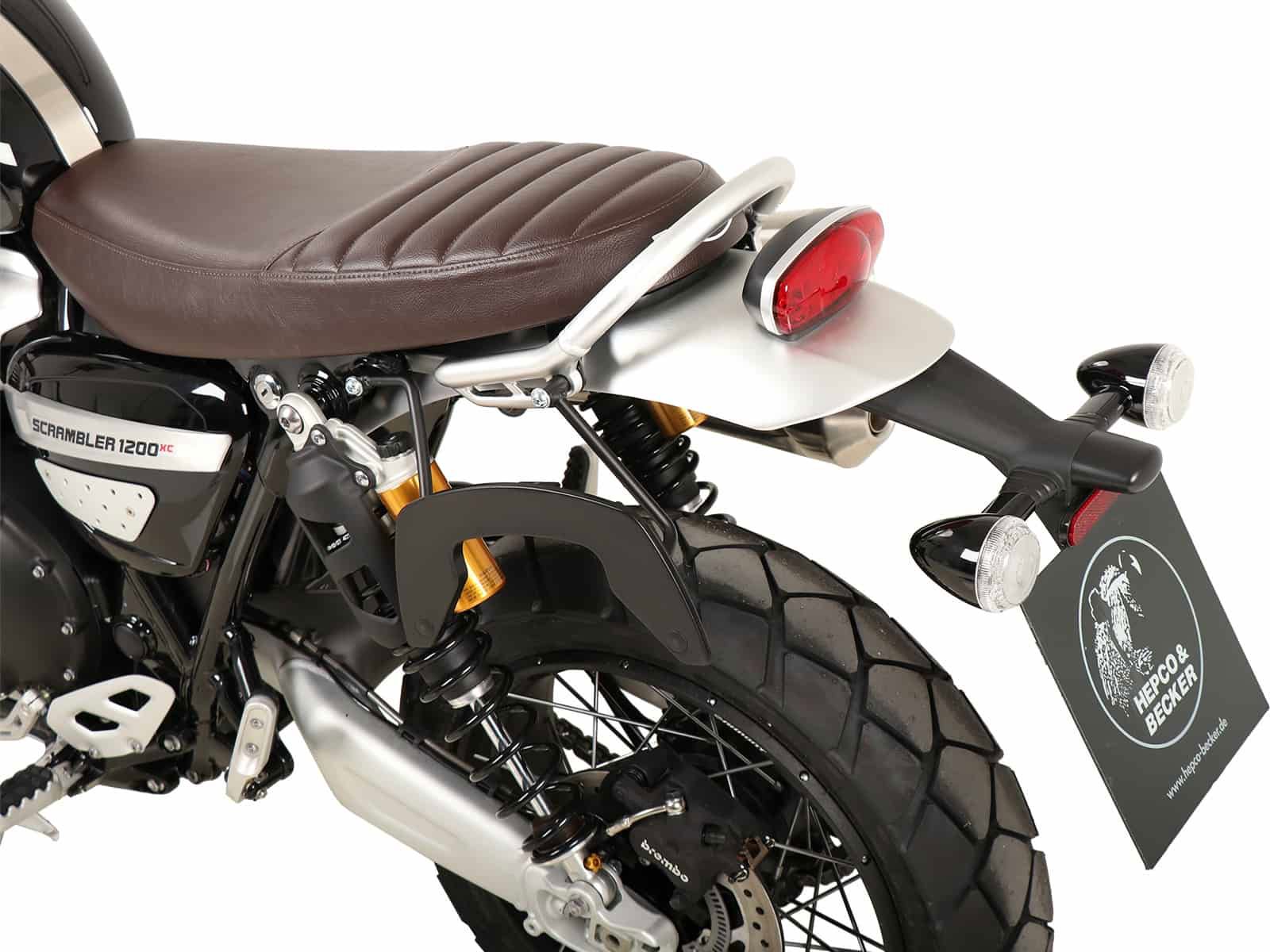 Hepco & Becker C-Bow Kofferträgersatz LINKS schwarz für Triumph Scrambler 1200 XC ab 2019