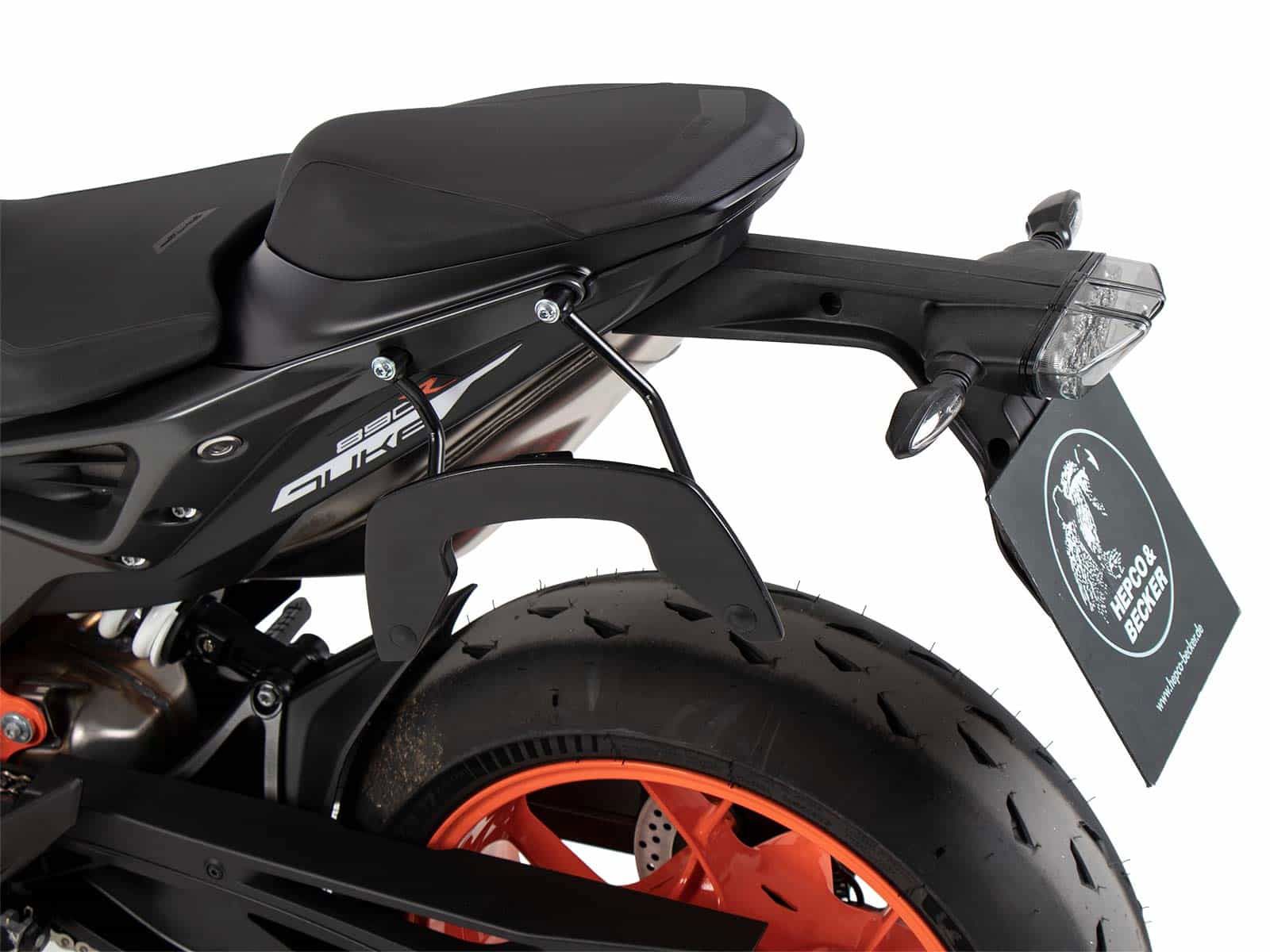 Hepco & Becker C-Bow Kofferträgersatz LINKS schwarz für KTM Duke 890 ab 2020