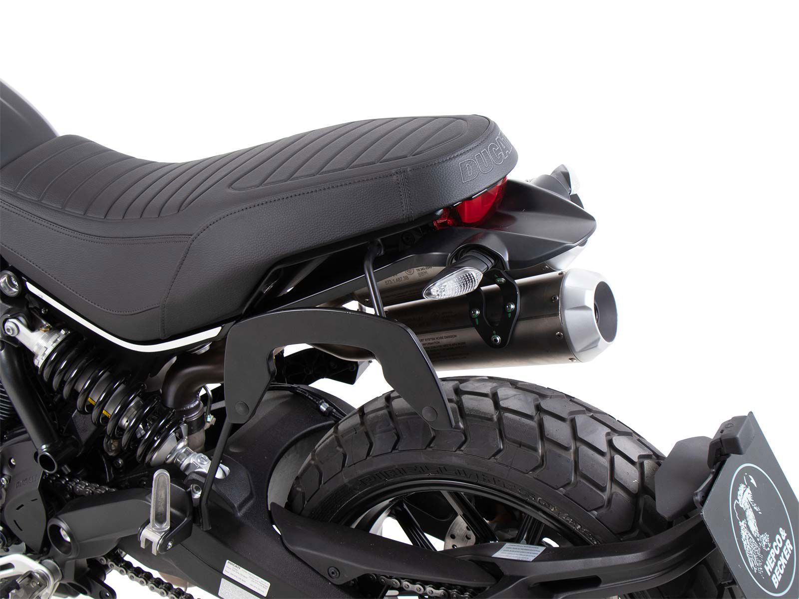 Hepco & Becker C-Bow Kofferträgersatz LINKS für Ducati Scrambler 1100 Dark Pro ab 2021