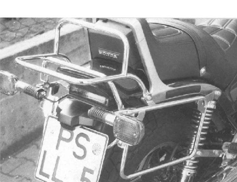 Hepco&Becker Topgepäckträger chrom für Honda VT500C