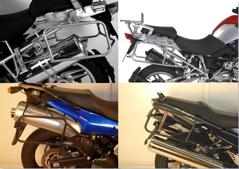 Hepco&Becker Topgepäckträger chrom für Kawasaki VN750