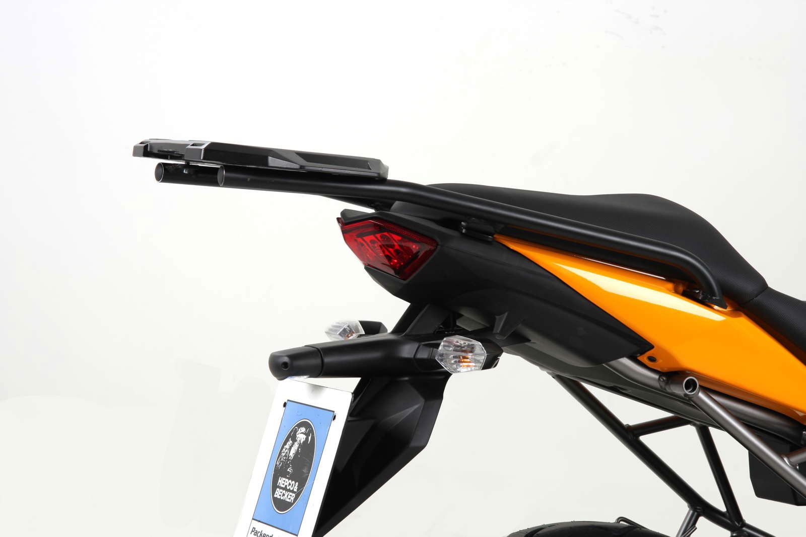 Hepco&Becker Topgepäckträger Alurack schwarz für Kawasaki VERSYS 650 von 2010 bis 2014