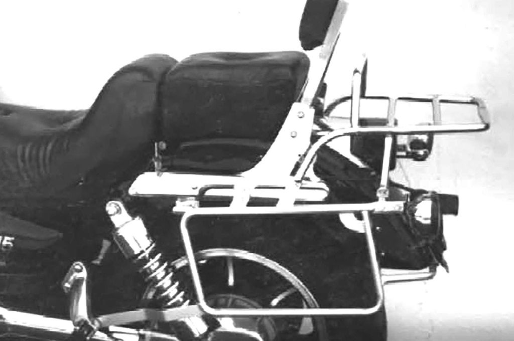 Hepco&Becker Topgepäckträger chrom für Kawasaki EN500 von 1990 bis 1995