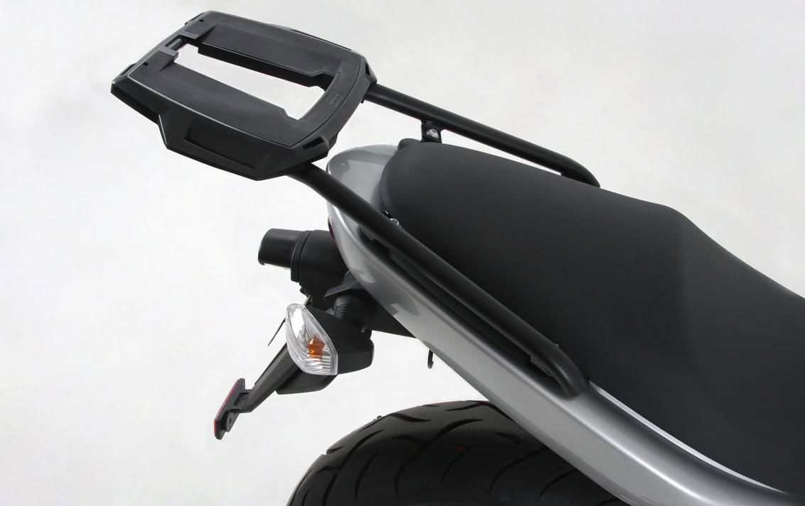 Hepco&Becker Topgepäckträger Alurack schwarz für Kawasaki ER6N/F von 2006 bis 2008