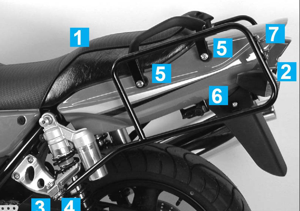 Hepco&Becker Topgepäckträger chrom für Kawasaki VN800 CLASSIC ab 2000